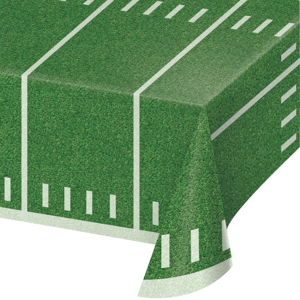 NFL American Football Field Plastic Tablecover by Creative Converting 346634 available here at Karnival Costumes online party shop