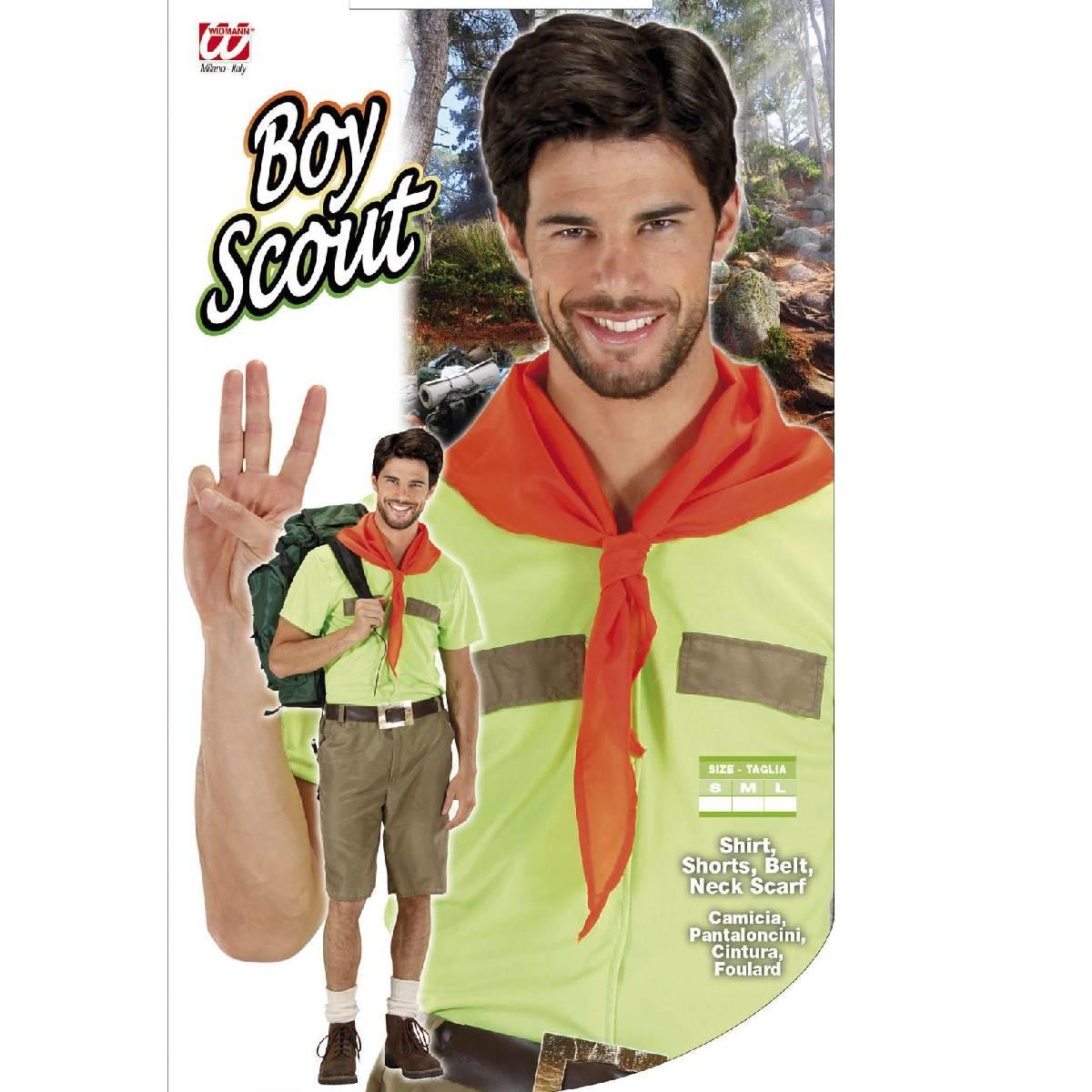 Packaging for our Boy Scout Costume by Widmann 7607 from Karnival Costumes online party shop