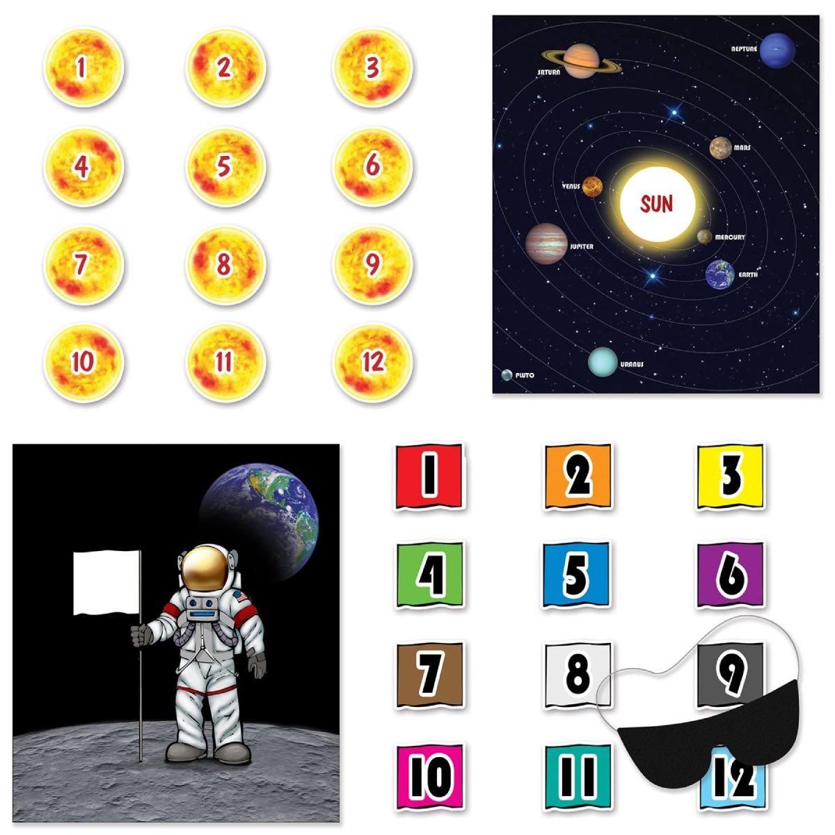 Space Themed Party Games 2-in-1 by Beistle 60688 available in the UK here at Karnival Costumes online party shop