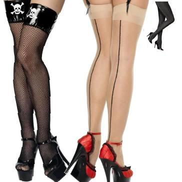 Women's stockings, thigh-highs and hold-ups selection for costume or role-play dress-up. Great selection all available here at Karnival Costumes online party shop.