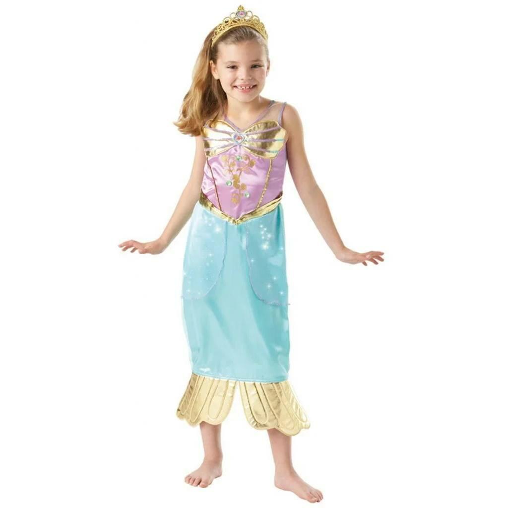 Disney's Little Mermaid Sparkle Dress for Girls by Rubies 884117 ...