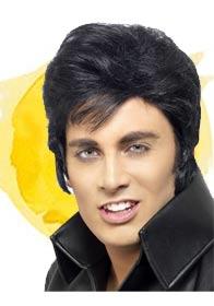 Fully licensed Elvis Wig by Smiffys 42116 available here at Karnival Costumes online party shop