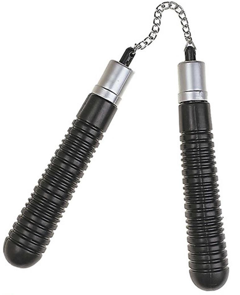 19cm Toy Ninja Nunchaku Fighting Weapons by Widmann 6766N available here at Karnival Costumes online party shop