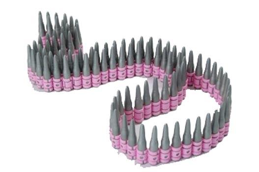 Pink Bullet Belt - 96 bullets in length