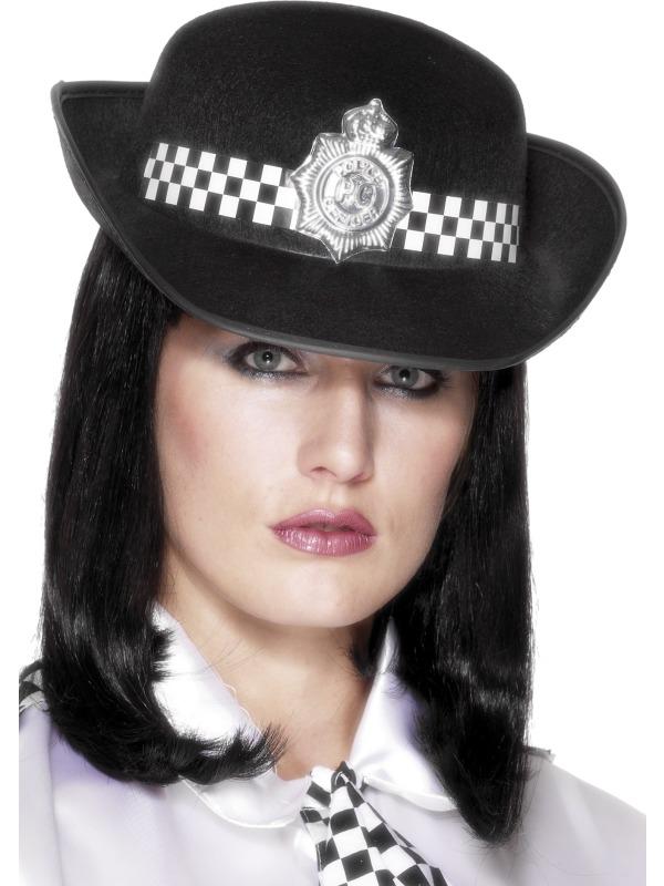 Policewoman's Hat by Smiffys 8401 available here at Karnival Costumes online party shop