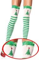 Leg Avenue Christmas Stockings with Christmas Tree