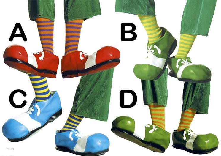 Clown Socks - Various Hooped Colours