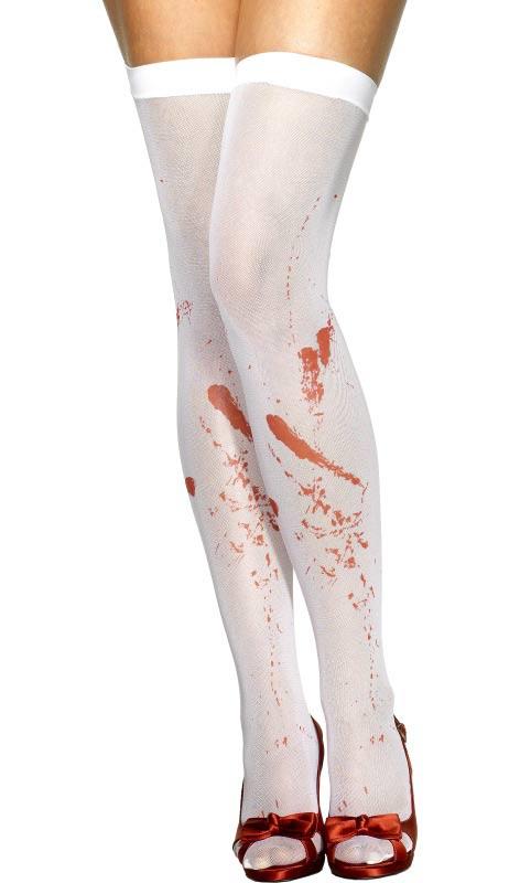 White Stockings - Blood Stained Thigh Higjs 42755 at Karnival Costumes