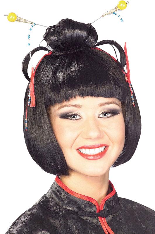 Asian Girl Wig - Lady's Costume Wig