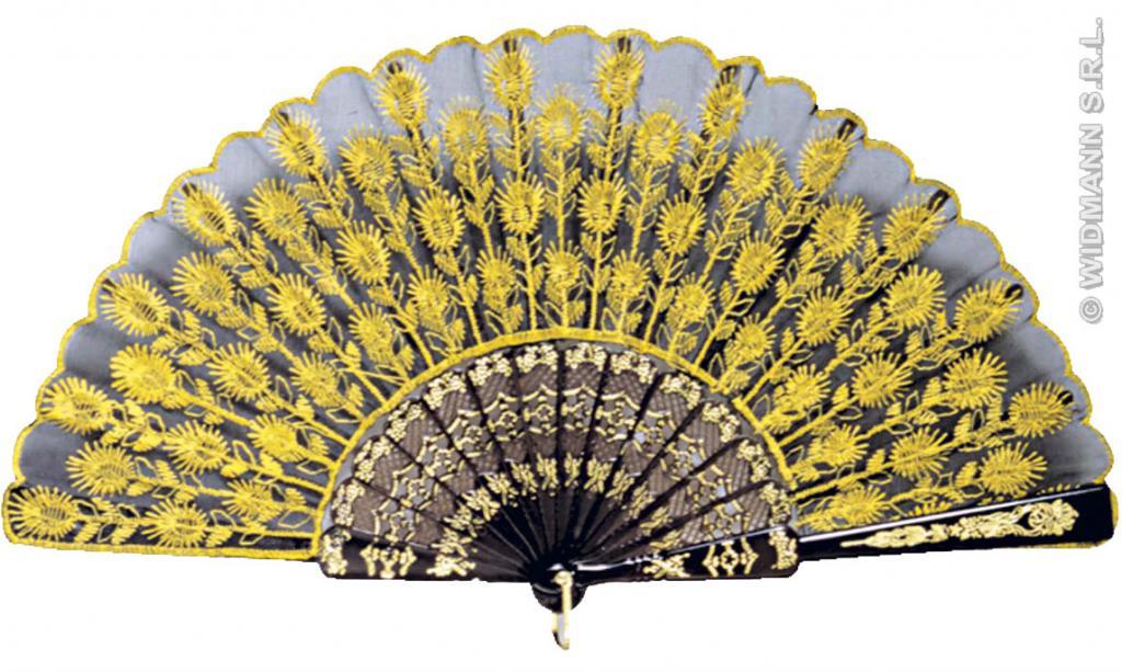 Lace Fans - Gold Highlights and decoration