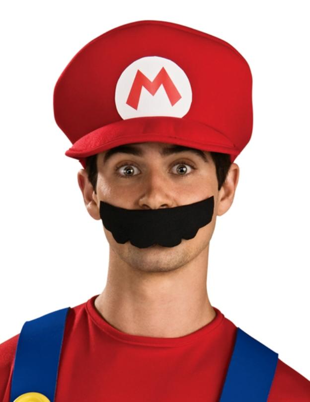 Super Mario Deluxe Hat and Moustache