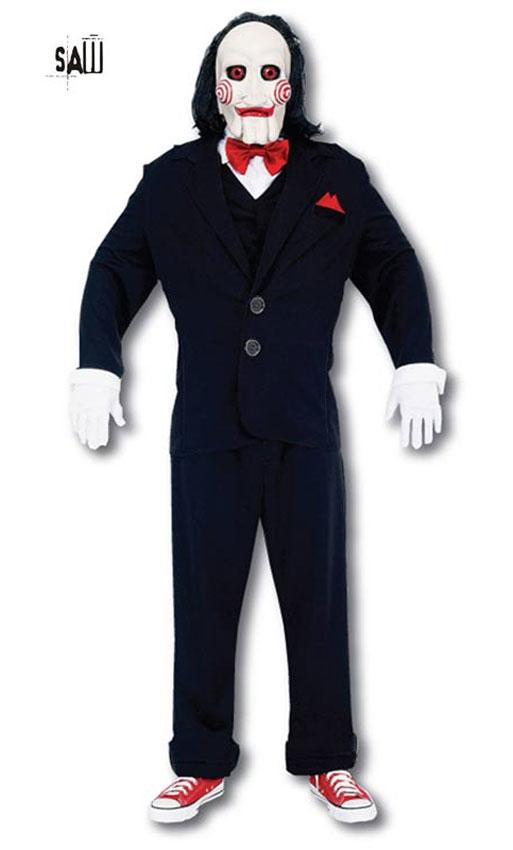 SAW Movie deluxe Jigsaw Puppet costume 9433 available in the UK here at Karnival Costumes online party shop