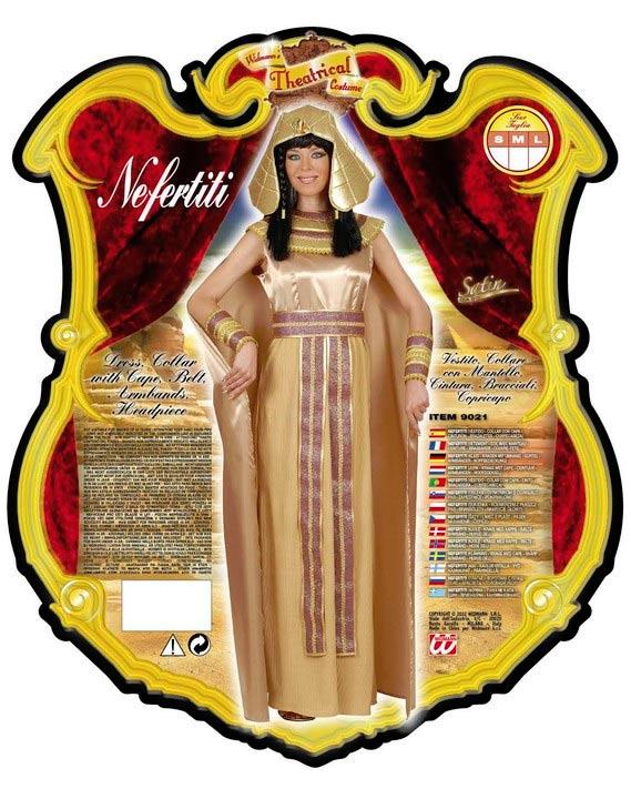 Theatrical qaulity Nefertiti Costume for adults by Widmann 9021 available here at  Karnival Costumes online party shop