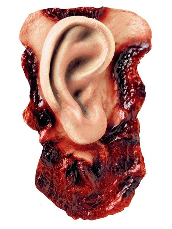 Horror Delights Severed Ear by Widmann 8150H available from a collection here at Karnival Costumes online party shop