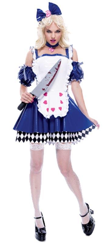 Deluxe Wicked in Wonderland Alice Fancy Dress Costume
