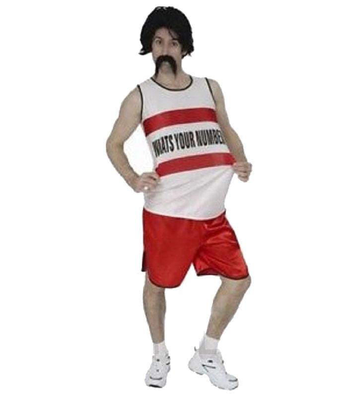 What's Your Number Adult Fancy Dress Costume by Fun Shack AM-3075 available here at Karnival Costumes online party shop