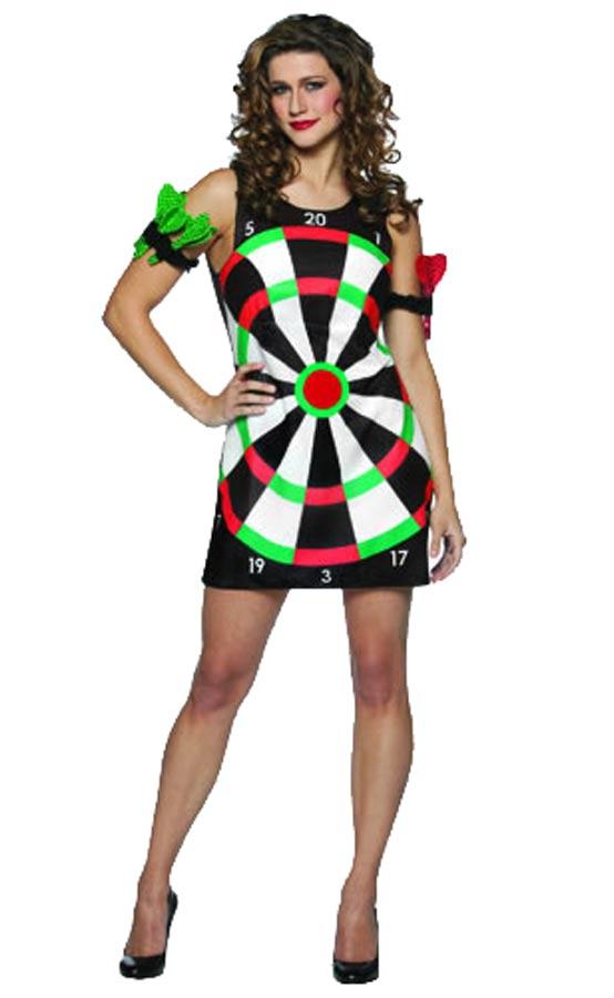 Womens Dartboard Fancy Dress Costume