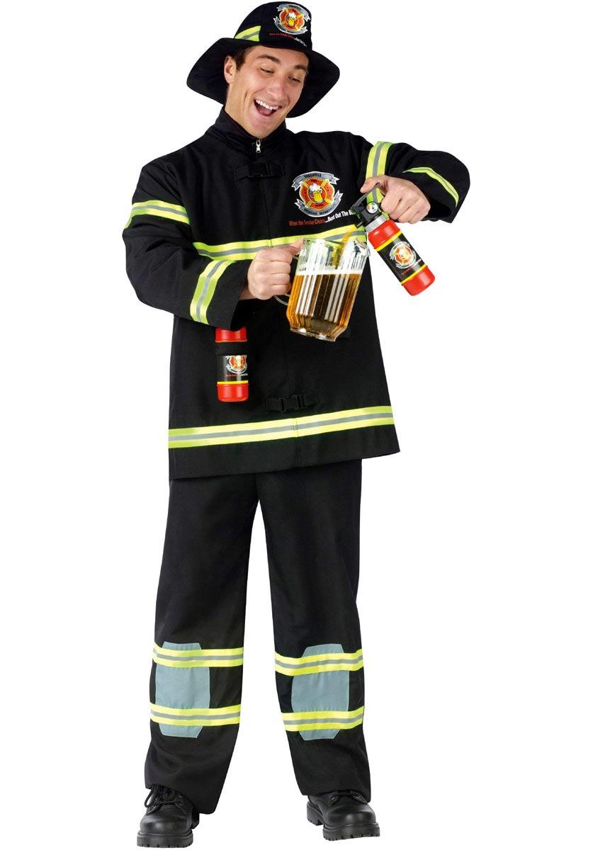 Fill 'Er Up Fireman Fancy Dress Costume by Fun World 3302 available here at Karnival Costumes online party shop