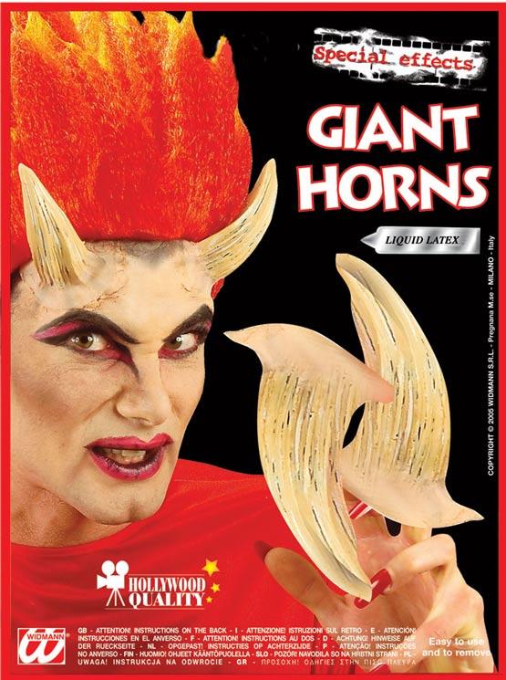 F/X Makeup - Giant Demon Horns