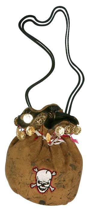 Pirate Drawstring Bag - with Coins