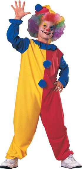 Clown Boy's Fancy Dress Costume