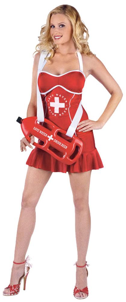 Off Duty Lifeguard Fancy Dress Costume
