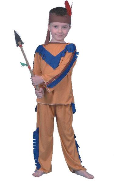 Apache Indian Brave Costume for Boys - Kids Wild West Costumes