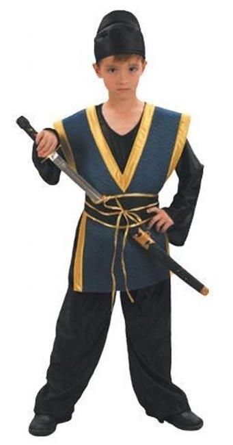 Kabuki Ninja Fancy Dress Costume for children item 51161 available here at Karnival Costumes online party shop