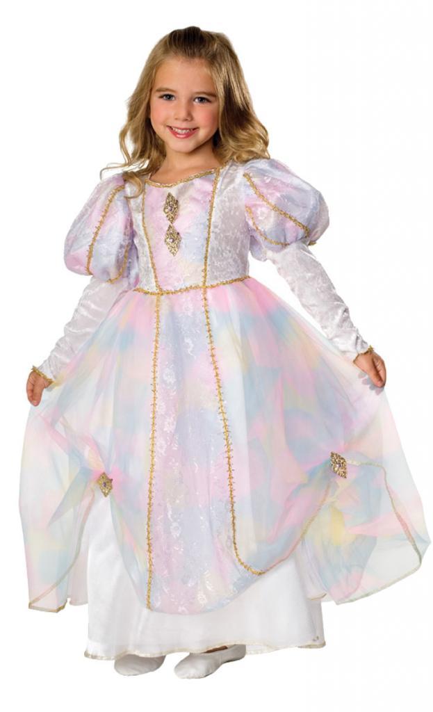 Rainbow Princess Fancy Dress Costume for Girls from a collection at Karnival Costumes