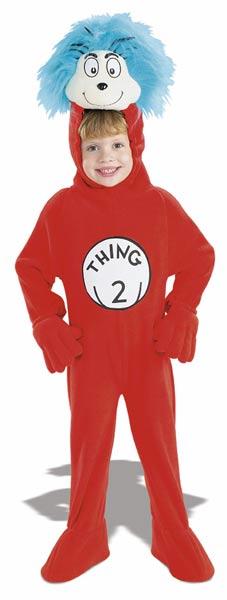 Children's Thing Two Cat in the Hat fancy dress costume by Rubies 51024 available here at Karnival Costumes online party shop