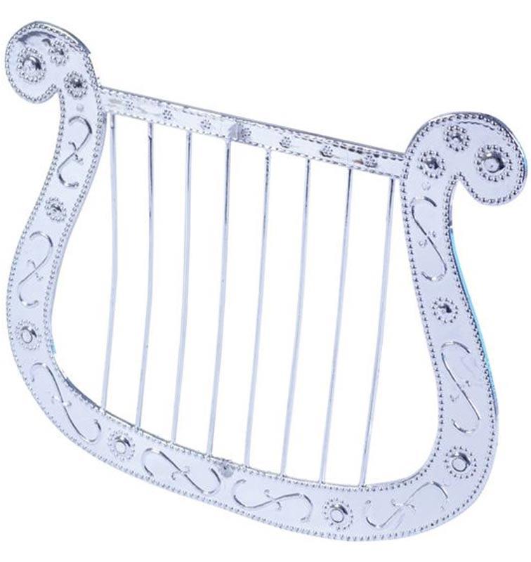 Silver Angel Harp Angel Costume Accessories by Bristol Novelties BA223 available here at Karnival Costumes online party shop