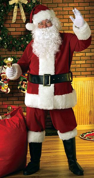 white christmas dresses Deluxe Father Christmas Suit