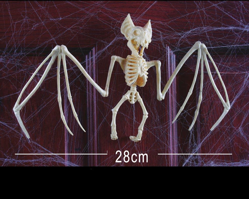 Hanging Bat Skeleton 28cm 6325 Halloween Decorations and Props available in the UK here at Karnival Costumes online party shop