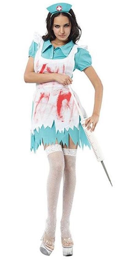 Blood Splattered Nurse Costume - Adult Costumes