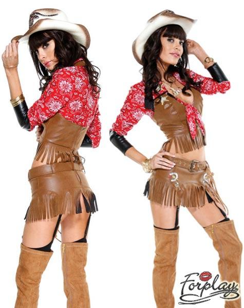 Midnight Cowgirl Costume - Forplay Costumes - Wild West Clubwear