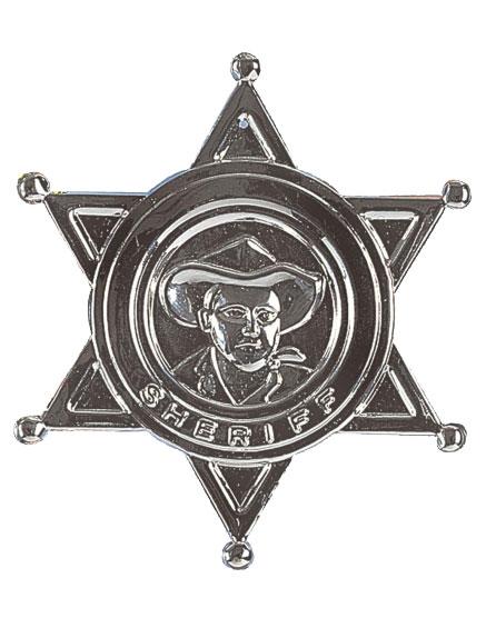 deluxe Wild Wexst Cowboy Costume Sheriff Badge