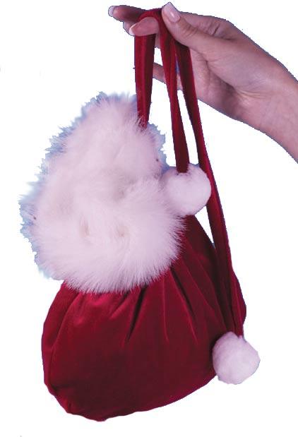 Bag Boutique Santa Purse item 7575 - Christmas Costume Accessories
