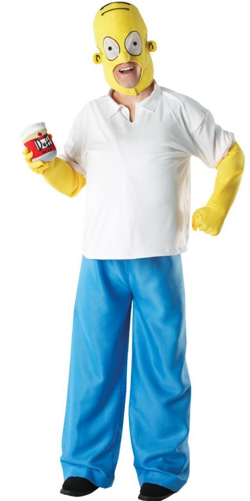 Homer Simpson Adult Fancy Dress Costume