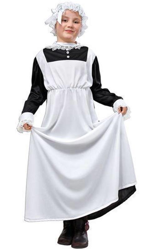 Victorian Maid Costume Dark Grey main image 1