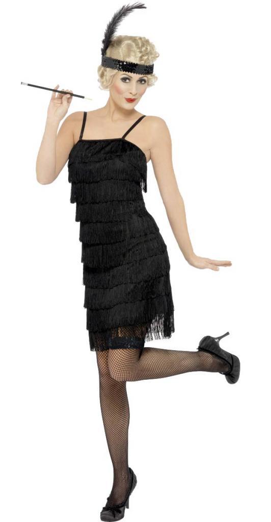 1920s Fringe Flapper Costume by Smiffys 33451 from a collection of Roaring Twenties outfits at Karnival Costumes online party shop