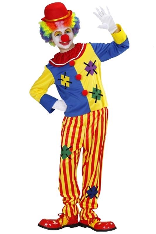 Kid's Clown Fancy Dress Costume by Widmann 7651 | Karnival Costumes