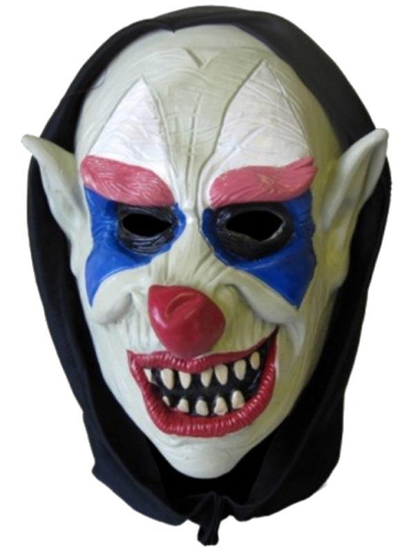 Horror Klown Mask with Hood - Halloween Early Bird Special