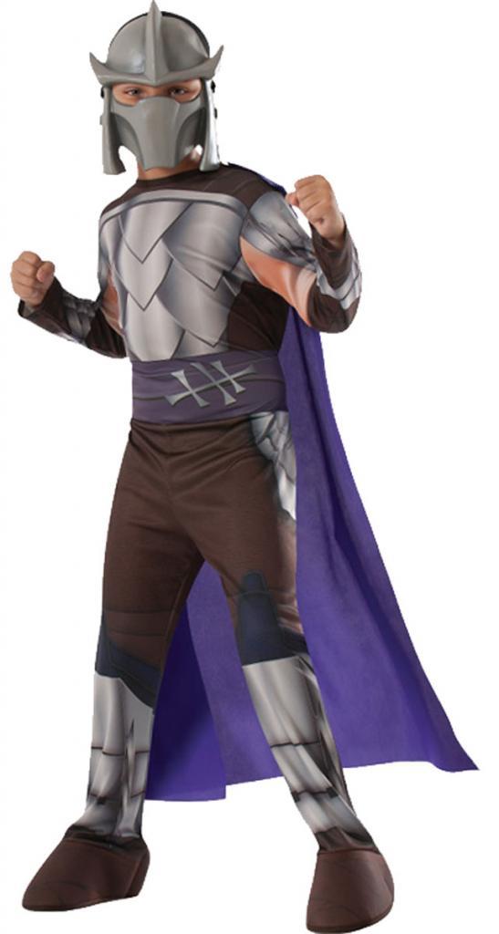 Fignt for every pice of pizza in this Teenage Mutant Ninja Turtles Shredder Fancy Dress Costume from Karnival Costumes