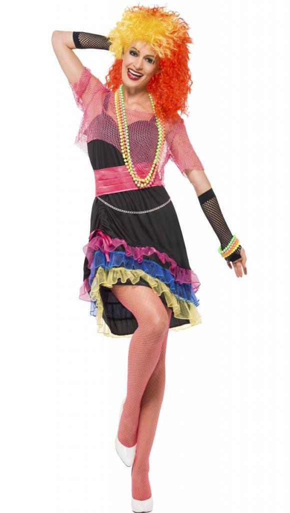 80s Fun Girl Fancy Dress Costume by Smiffys 43931 for Ladies from Karnival Costumes