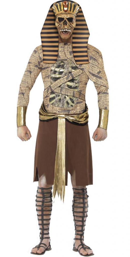 Zombie Pharaoh Adult Fancy Dress Costume perfect for Halloween at Karnival Costumes
