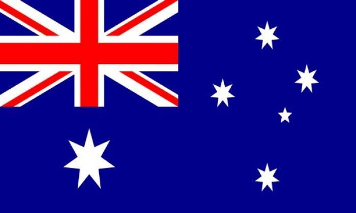 Australian Flag Paper Party Bunting 8ft Long