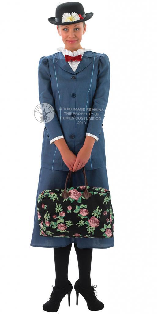 Mary Poppins Fancy Dress Costume for Adults