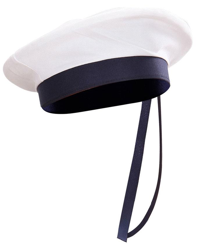 Sailor Hat with Ribbon Tails by Widmann 8683M available from a collection of military costume hats here at Karnival Costumes online party shop