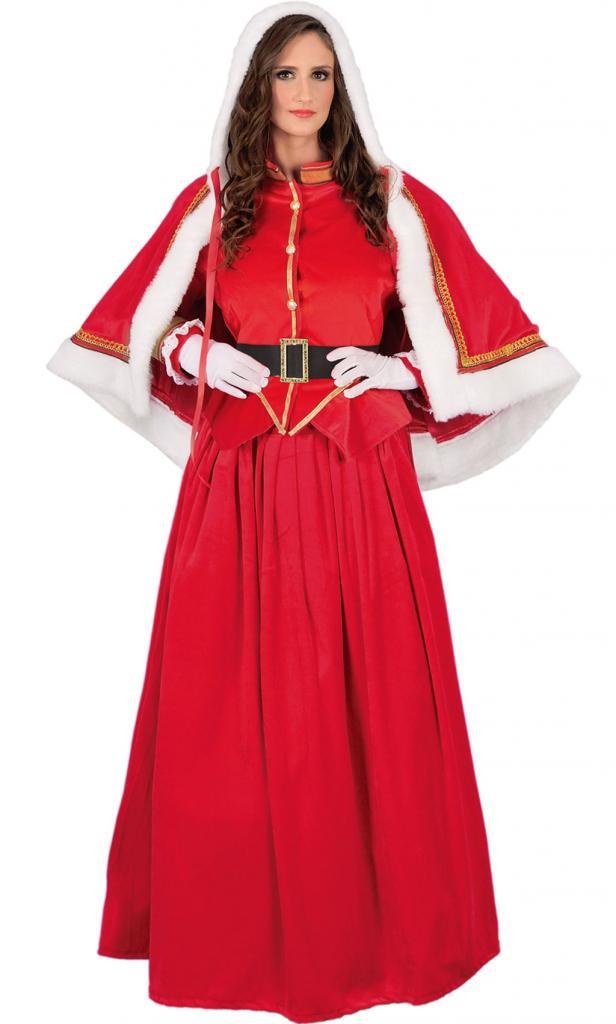 Deluxe Mrs Santa Costume by Stamco 443050 and part of the heritage collection of Christmas Costumes at Karnival Costumes