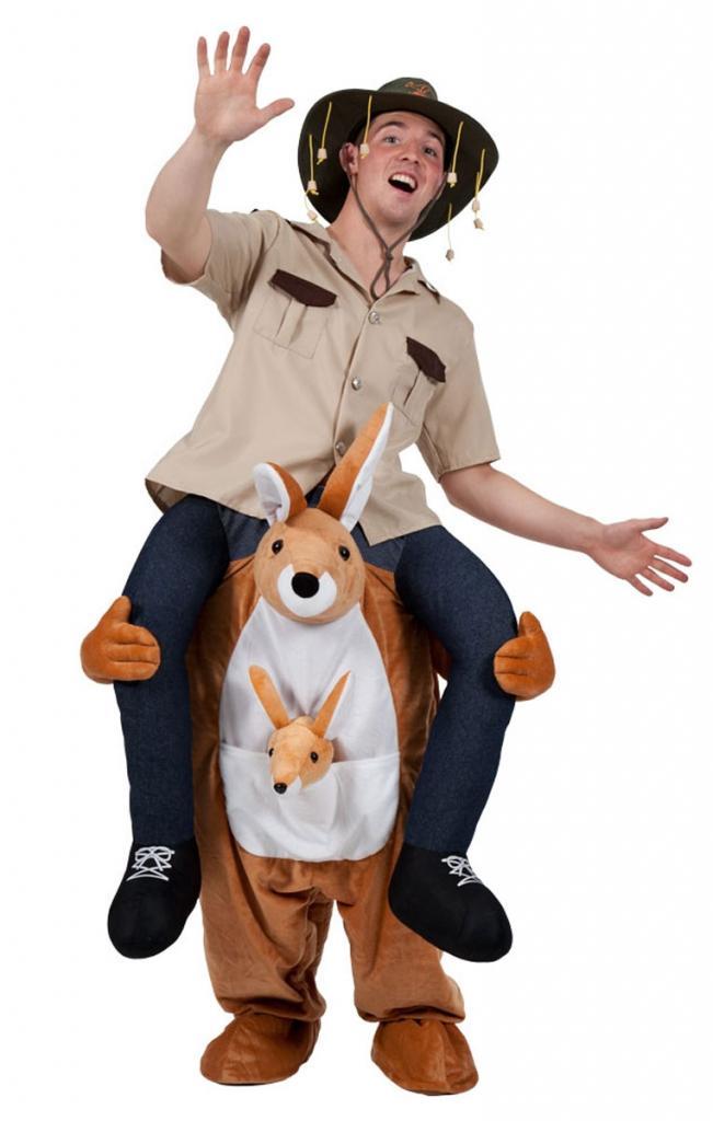 Austrlalia Day Carry Me Kangaroo Costume for Adults by Wicked MA-8703 and available from Karnival Costumes